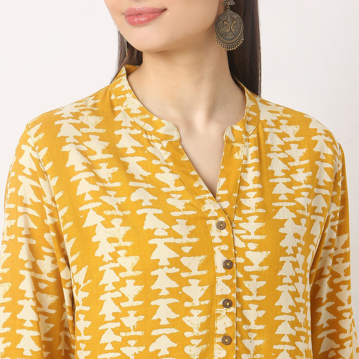 Straight Fit Printed Kurta