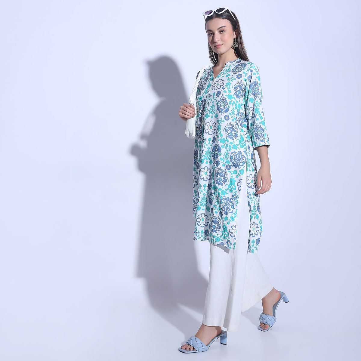 Straight Fit Printed Kurta