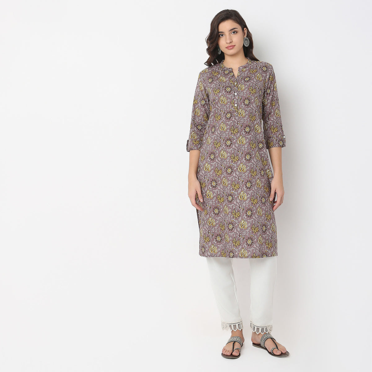 Regular Fit Printed Kurta