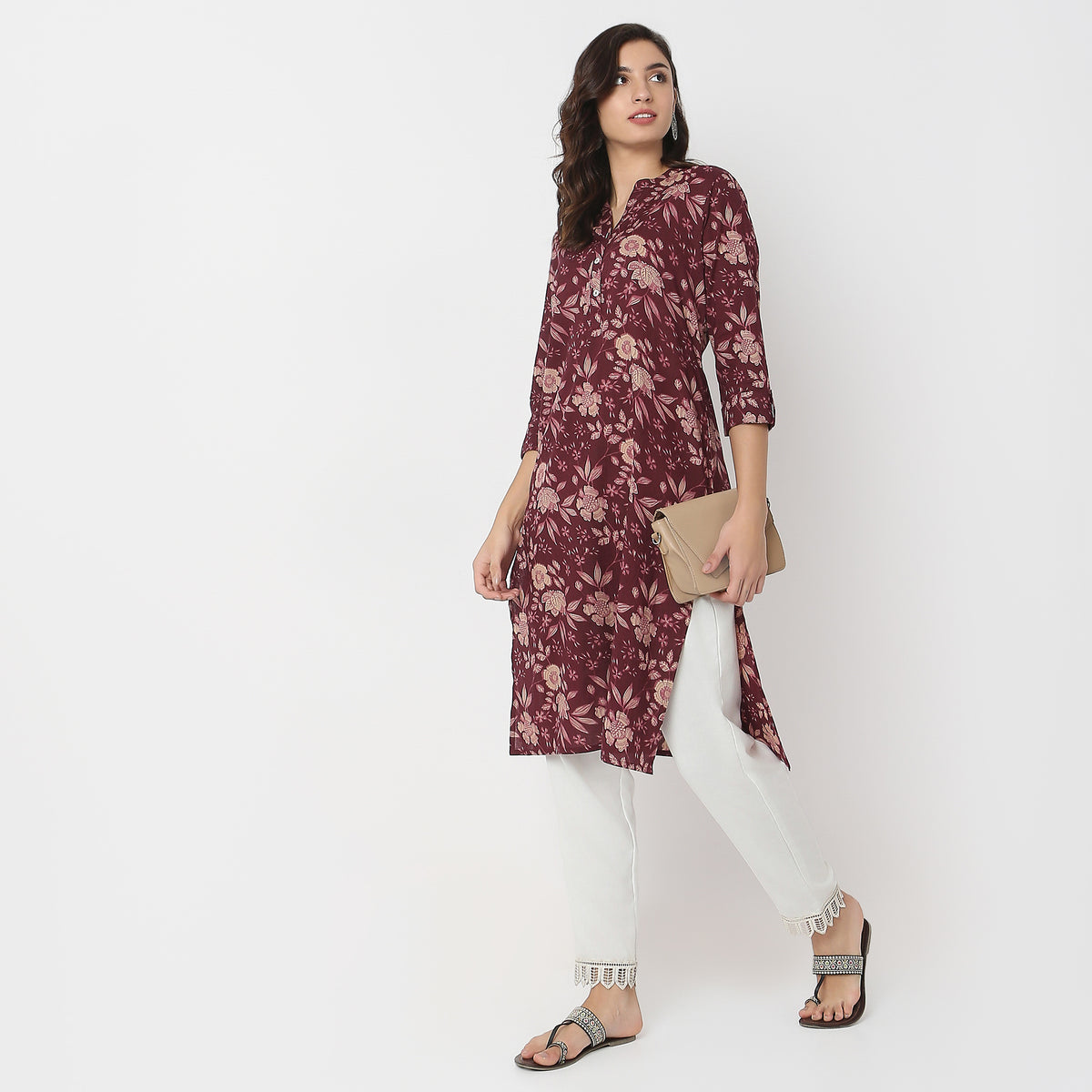 Regular Fit Printed Kurta