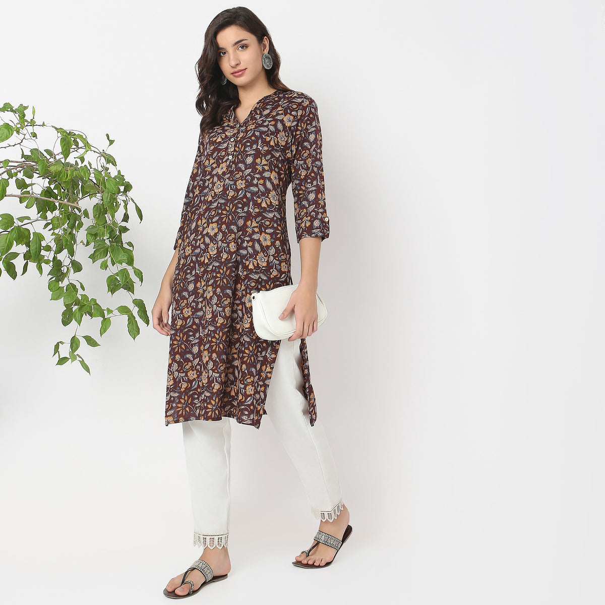 Regular Fit Printed Kurta