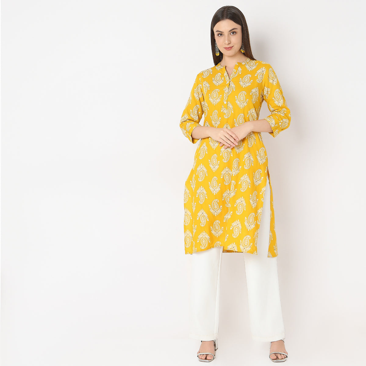 Regular Fit Printed Kurta