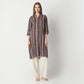 Straight Fit Printed Knee Length Kurta