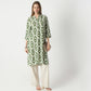 Straight Fit Printed Knee Length Kurta