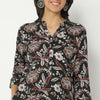Regular Fit Printed Band Collar Below Knee Kurta