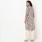 Full Placket Printed Long Kurta