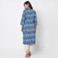 V-Neck Placement Printed Kurta