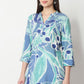 Printed Half Placket Kurta