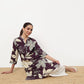 Printed Half Placket Long Kurta