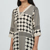 V-Neck Printed Kurta