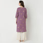Buy Women Straight Fit Printed Three-Fourth Sleeve Kurta  - Style Union