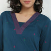 Embroidered Cotton Fabric Kurta