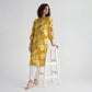 Rayon Printed Three-Fourth Sleeve Kurta