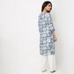 Printed Slit Long Kurta