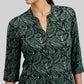 Printed Band Neck Short Kurta