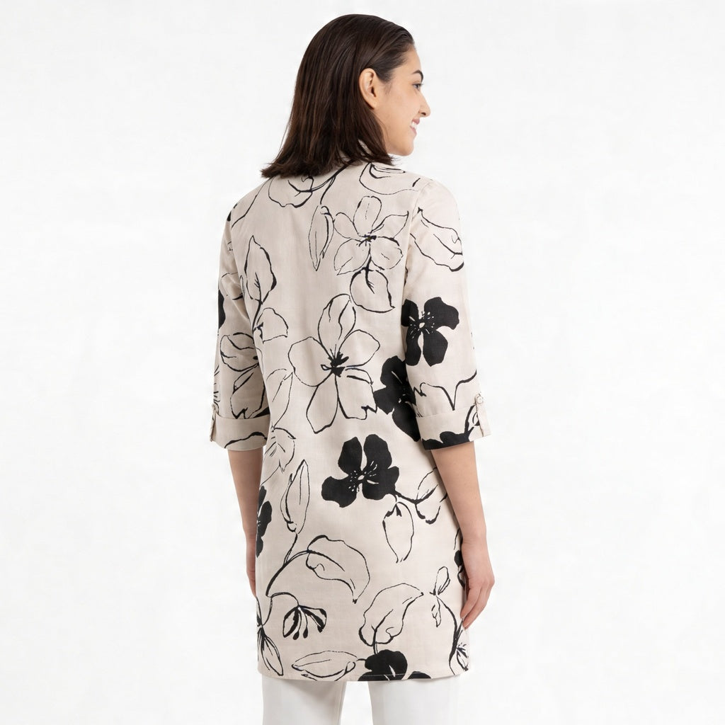 Cotton Printed Short Kurta