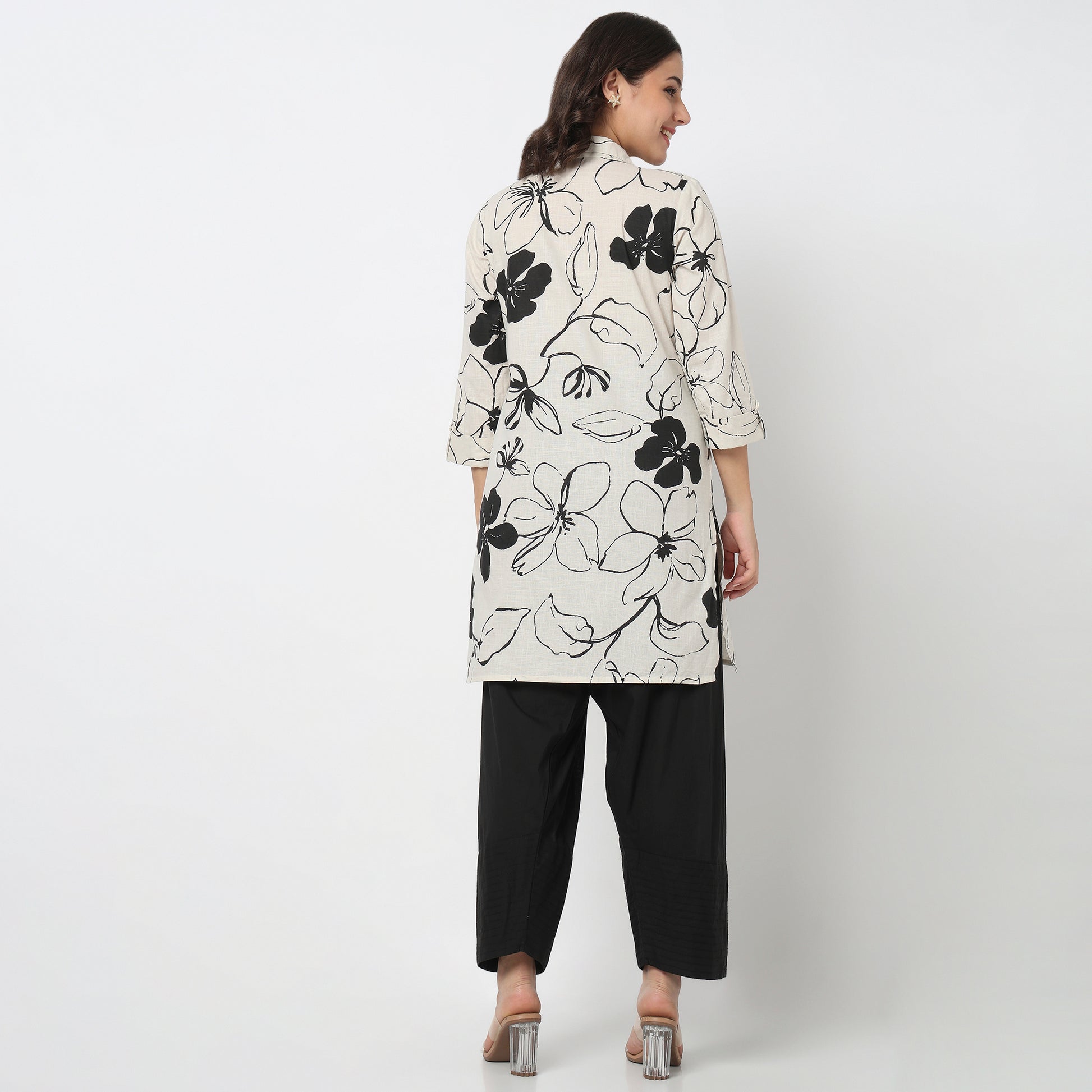 Cotton Printed Short Kurta