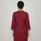 V-Neck Printed Long Kurta