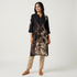 Printed Half Placket Long Kurta