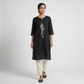 Solid Round Neck With Slit Kurta