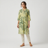 Cotton Printed Half Placket Long Kurta