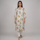 Embroidered Half Placket Long Kurta