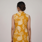 Cotton Printed V-Neck Kurta