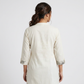 Printed Half Placket Long Kurta