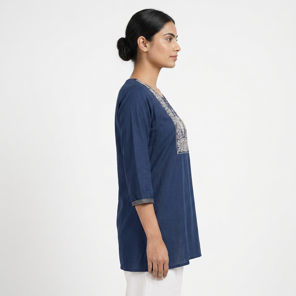 Embroidered Short Kurta