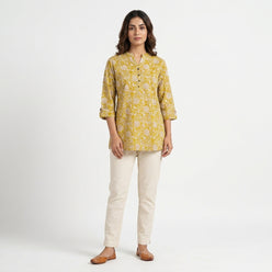 Cotton Printed Short Kurta