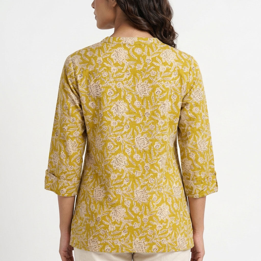 Cotton Printed Short Kurta