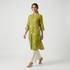 Printed Half Placket Kurta