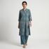 Cotton Printed Half Placket Kurta