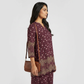 Printed Half Placket Placement Short Kurta