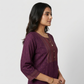 Printed Mid Length Foil Print Kurta