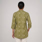Printed Half Placket Short Kurta
