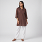 Cotton Embroidered Short Kurta