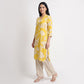 Printed Band Collar Kurta