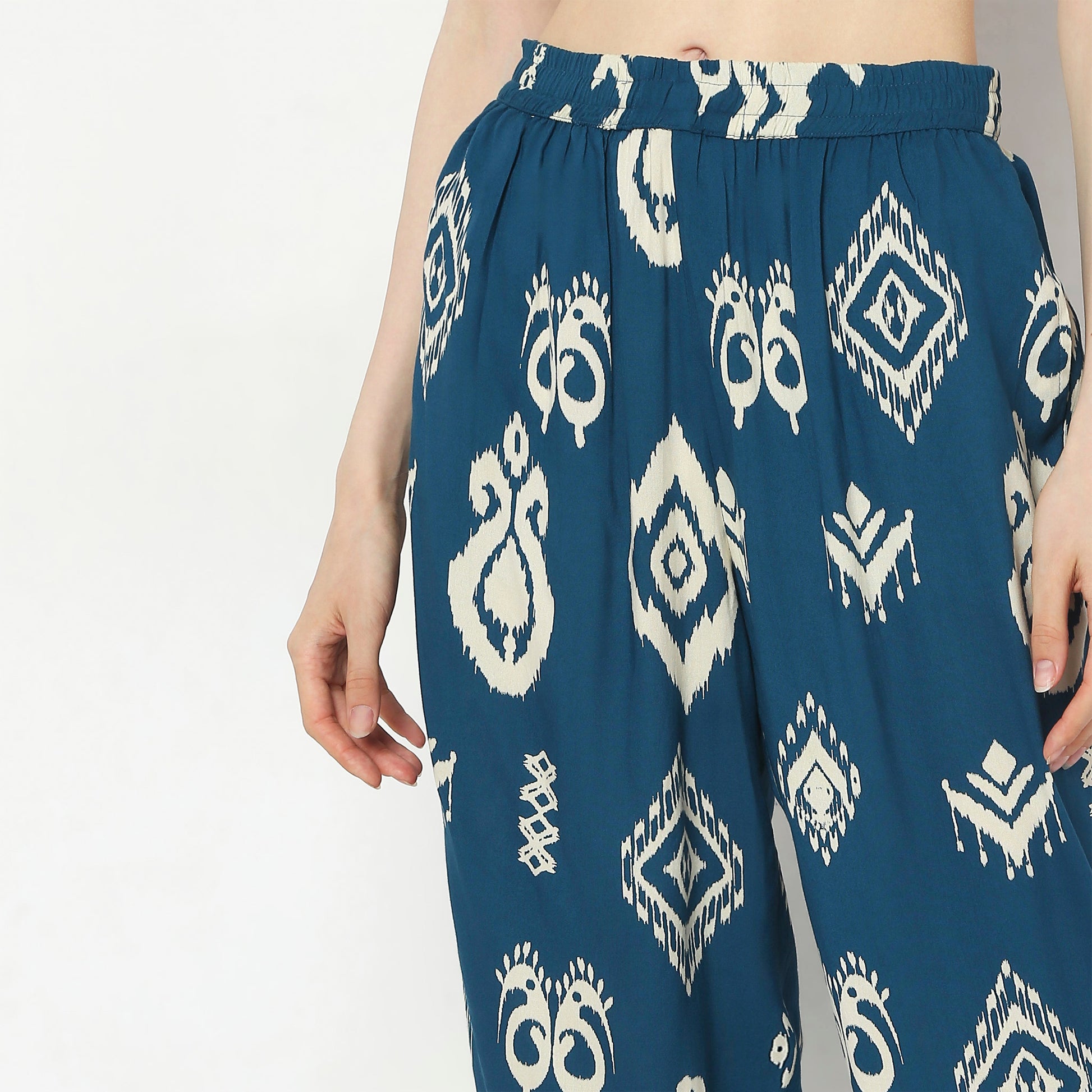 Slim Fit High Rise Pants