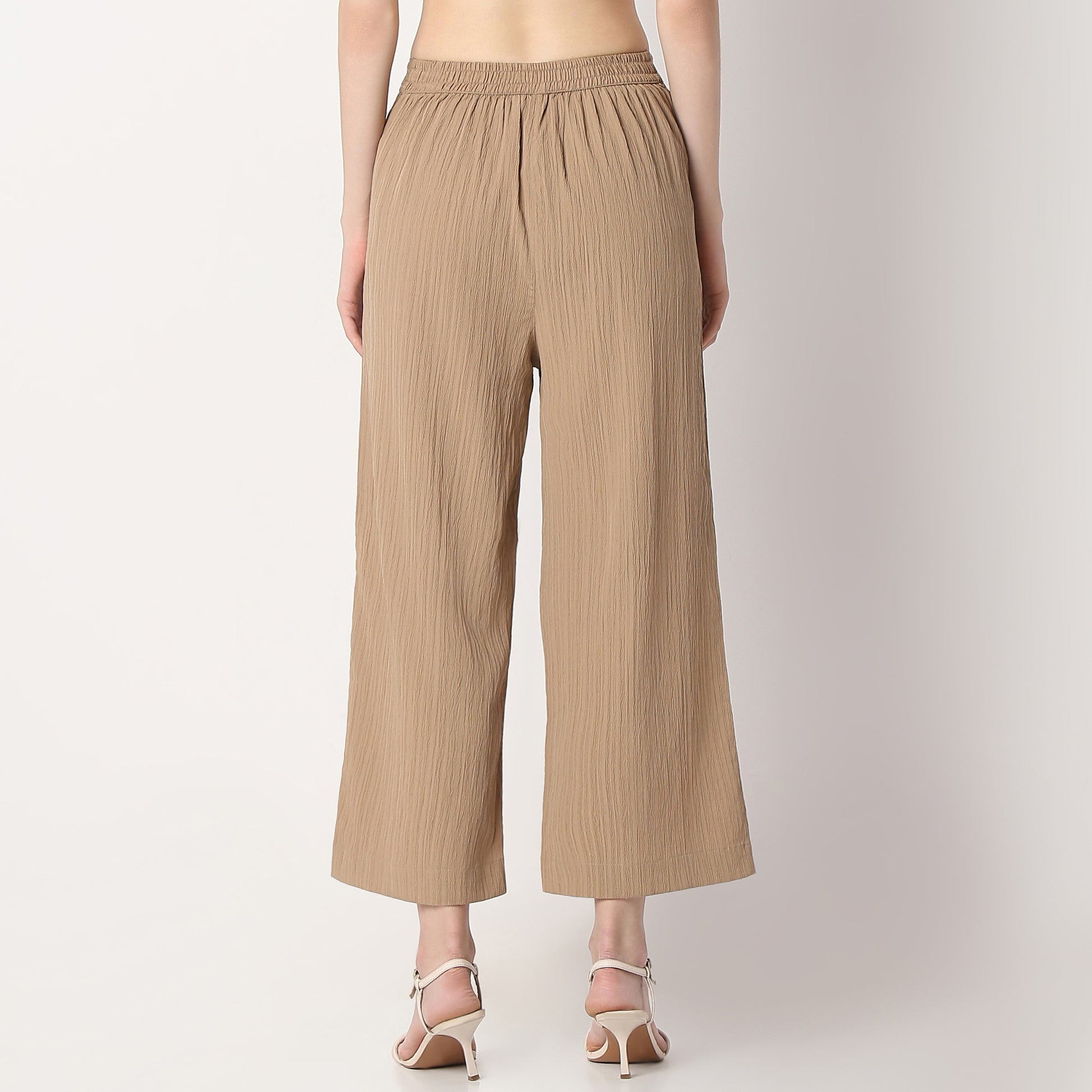 Structured Flared Pants