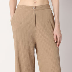 Structured Flared Pants