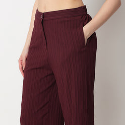 Structured Flared Pants