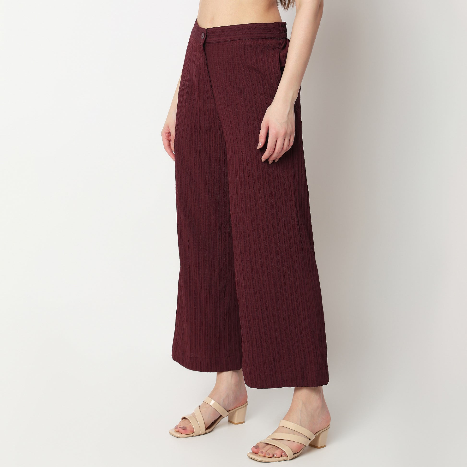 Structured Flared Pants