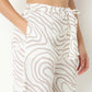Straight Fit High Rise Printed Culottes
