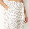 Straight Fit High Rise Printed Culottes