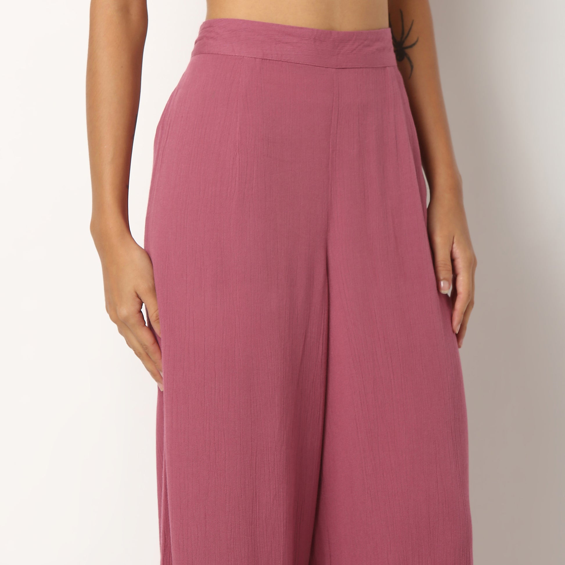Viscose Ankle Length Pants