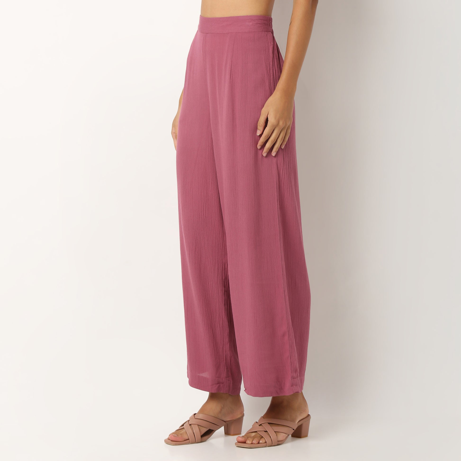Viscose Ankle Length Pants