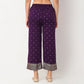 Printed Flared High Rise Pants