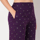 Printed Flared High Rise Pants
