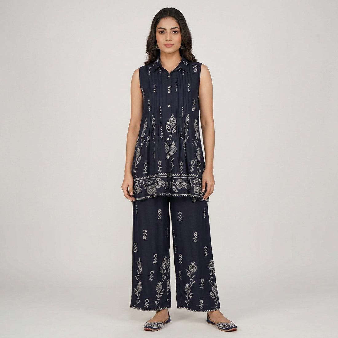Straight Fit High Rise Pants